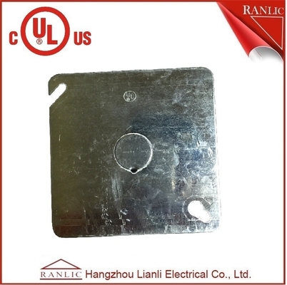 China Número de arquivo alistado quadrado elétrico E349123 do UL da tampa de caixa da canalização com KO fornecedor